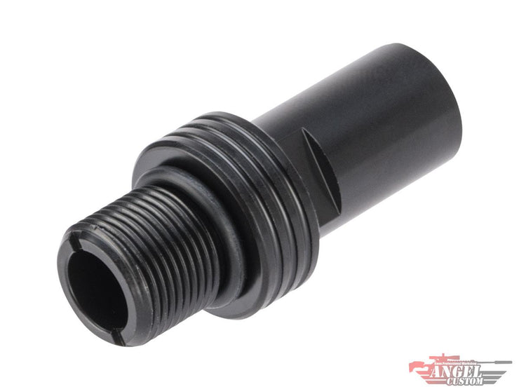 Angel Custom 12mm+ to 14mm- CNC Steel Adapter for KWA/KSC MP7 Series Airsoft GBB