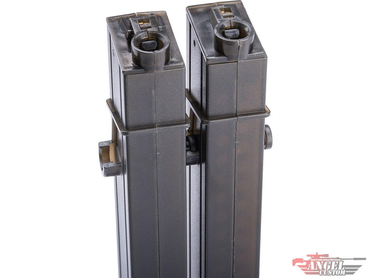 Angel Custom AP10 Straight Style Magazine for MP5 Series Airsoft AEG (200rd Hi-Cap / Single Mag)