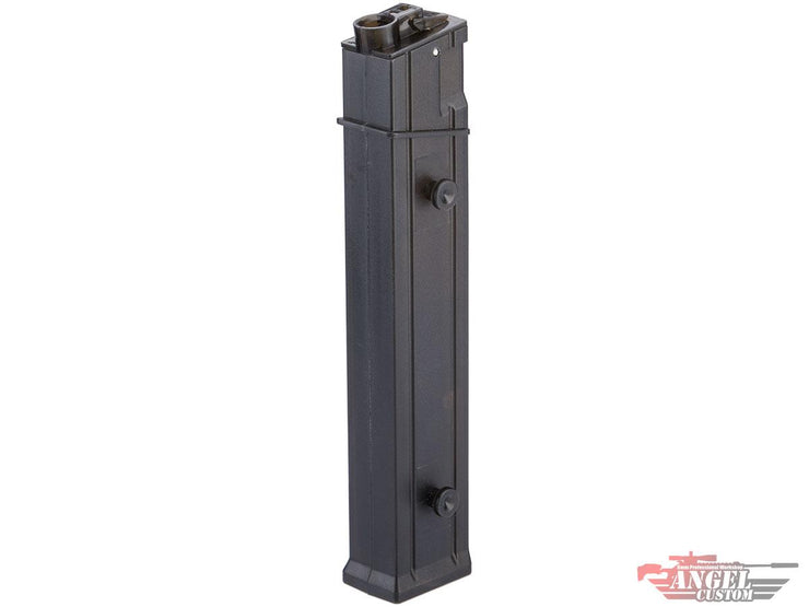 Angel Custom AP10 Straight Style Magazine for MP5 Series Airsoft AEG (200rd Hi-Cap / Single Mag)