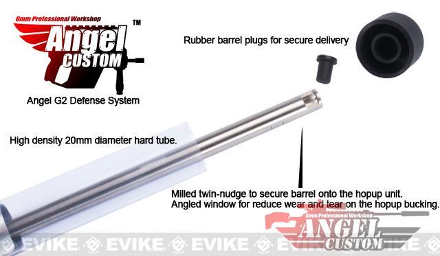 Angel Custom G2 SUS304 Stainless Steel Precision 6.01mm Airsoft GBB Pistol Tightbore Inner Barrel (Length: 160mm KWA MP7)