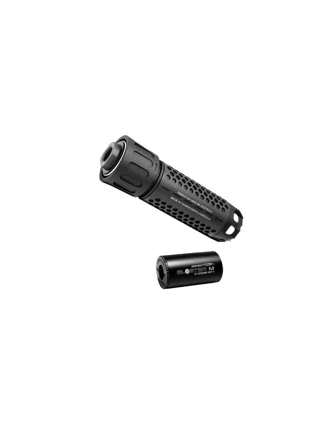 AceTech Predator MkIII Quick Detach Mock Suppressor w/ Blaster MS Tracer Unit