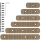 KeyMod&M-LOK Polymer Rail Set (6 pcs)