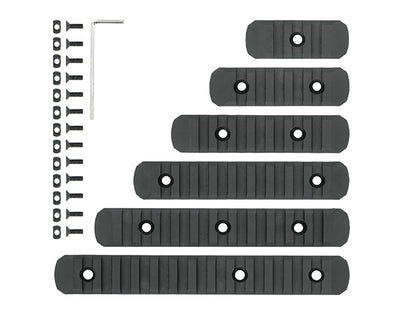 KeyMod&M-LOK Polymer Rail Set (6 pcs)