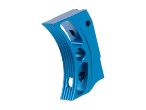 EDGE Airsoft Aluminum Trigger for Hi-CAPA / 1911 Gas Blowback Airsoft Pistols - Type 4 (Color: Blue)