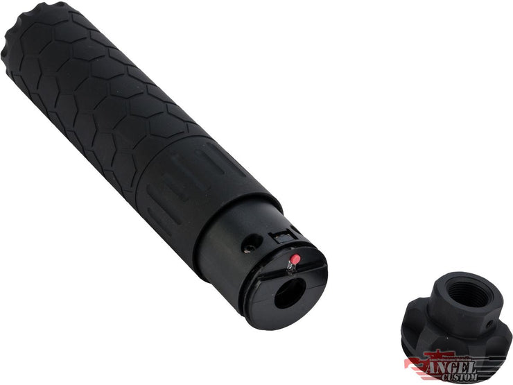 Angel Custom Hornet Tracer Compatible Airsoft Suppressor / Barrel Extension (151mm / 14mm CCW / Add Tracer)