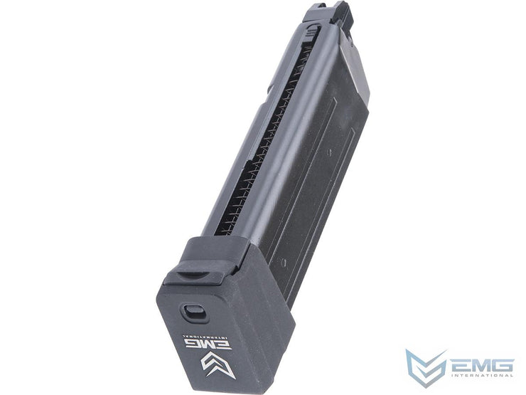 EMG 23rd Magazine F-1 Firearms GSF-19 / Glock G19 Airsoft GBB Magazine w/ Extended Baseplate
