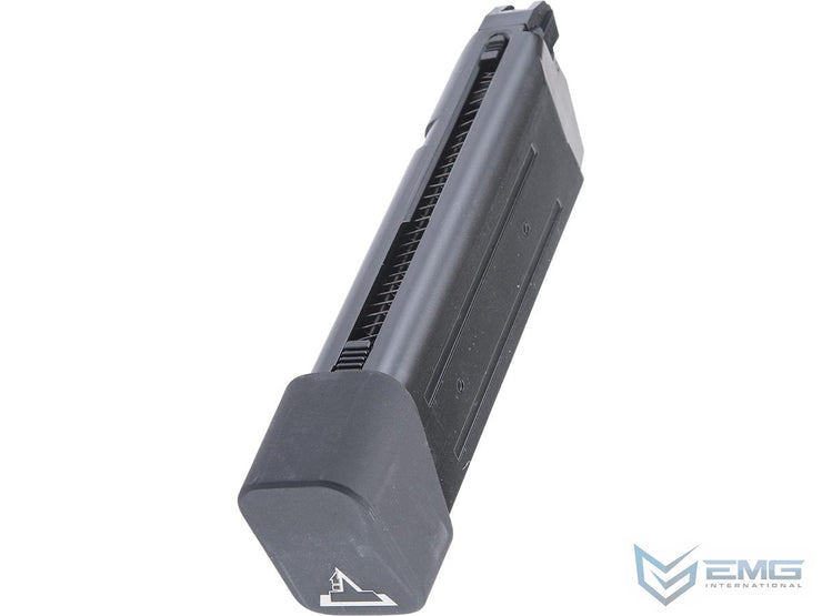 EMG TTI Licensed 23rd Magazine w/ Extended Base Plate for EMG JW2 Glock Gas Blowback Airsoft Pistols