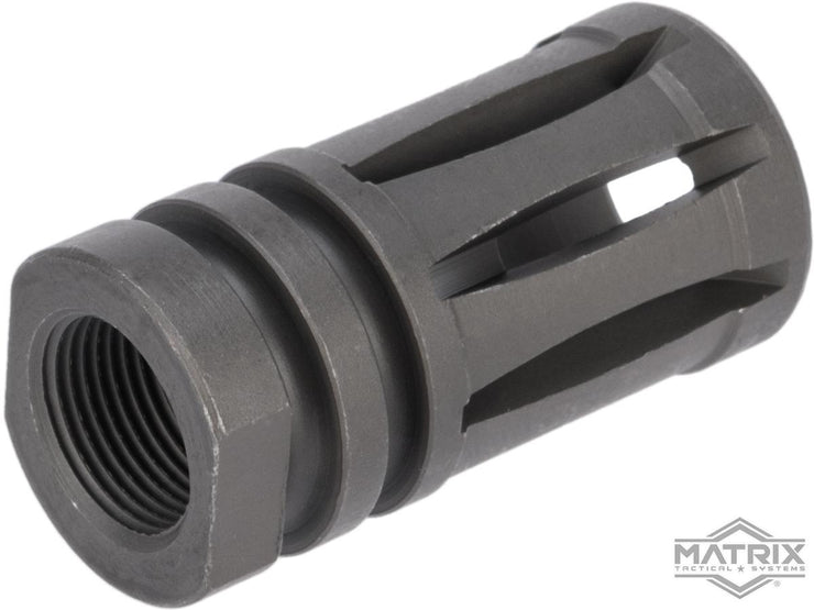 Matrix Bird Cage M4 / M16 Type Metal Flash Hider (Thread: 14mm Negative)