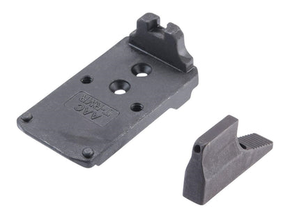 Action Army AAP-01 RMR Mount Adapter & Front Sight for Action Army AAP-01 Airsoft Gas Blowback Pistols