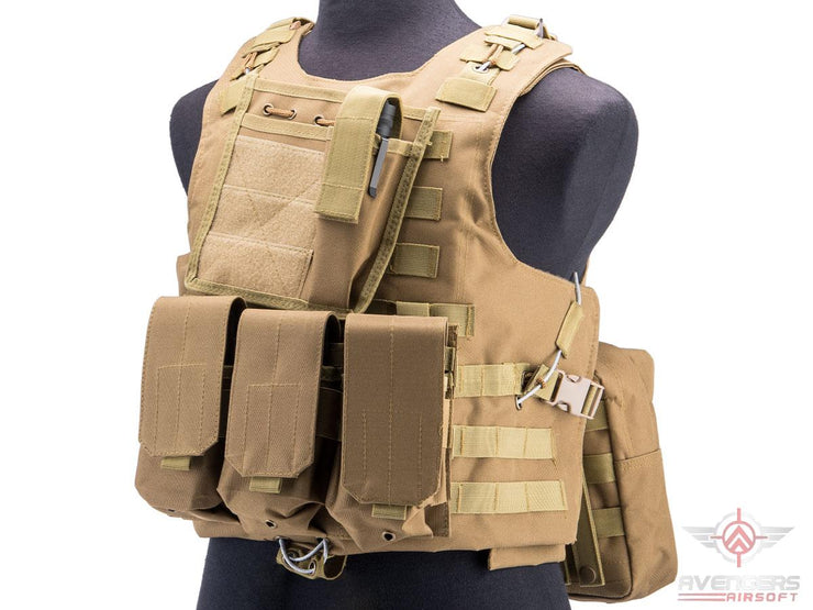 Avengers Military Style MOD-II Quick Release Body Armor Vest