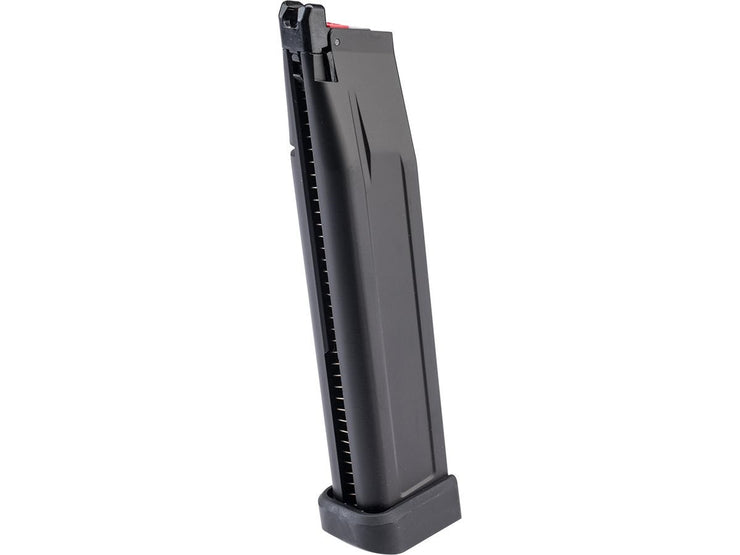 AW Custom 40rd Green Gas Extended Magazine for HI-CAPA Gas Blowback Airsoft Pistols (Color: Black)