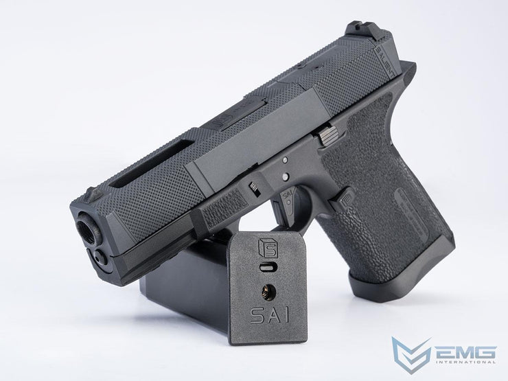 EMG SAI BLU Compact w/ EMG Tier One Utility RMR-Cut Slide GBB Airsoft Pistol