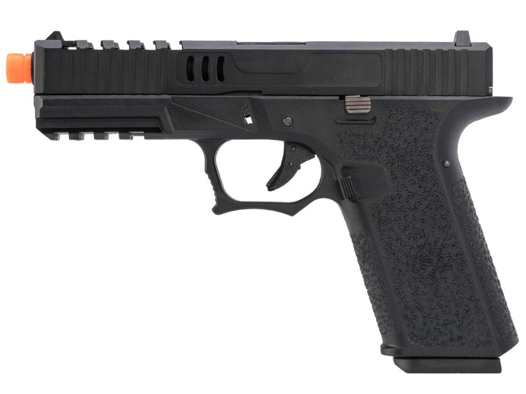 AW Custom VX7 Series Gas Blowback Airsoft Pistol (Model: X80 / Green Gas / Black)