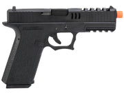 AW Custom VX7 Series Gas Blowback Airsoft Pistol (Model: X80 / Green Gas / Black)