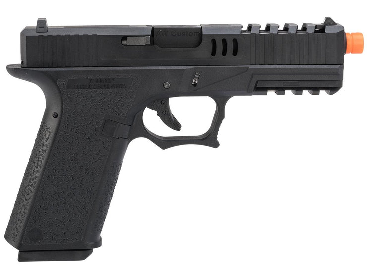 AW Custom VX7 Series Gas Blowback Airsoft Pistol (Model: X80 / Green Gas / Black)
