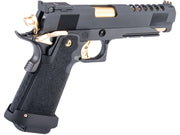 AW Custom Gold Match HX27 Hi-CAPA Gas Blowback Airsoft Pistol (Model: 5.1)