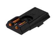 AW Custom HX Adjustable Rear Sight with Fiber Optic Inserts