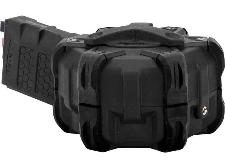AW Custom Drum Magazine for Gas Blowback Airsoft Pistols & Rifles (WE Open Bolt M4)