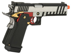AW Custom HX21 "Pepper Box" Double Barrel 1911 Hi-Capa Gas Blowback Airsoft Pistol