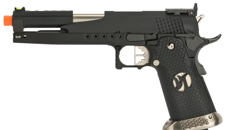 AW Custom HX22 "Gold Standard" IPSC Gas Blowback Airsoft Pistol (Color: Black)