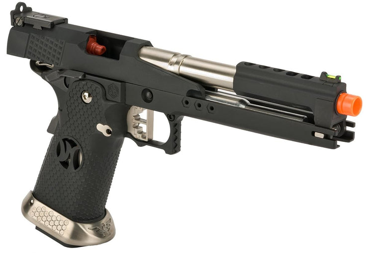 AW Custom HX22 "Gold Standard" IPSC Gas Blowback Airsoft Pistol (Color: Black)