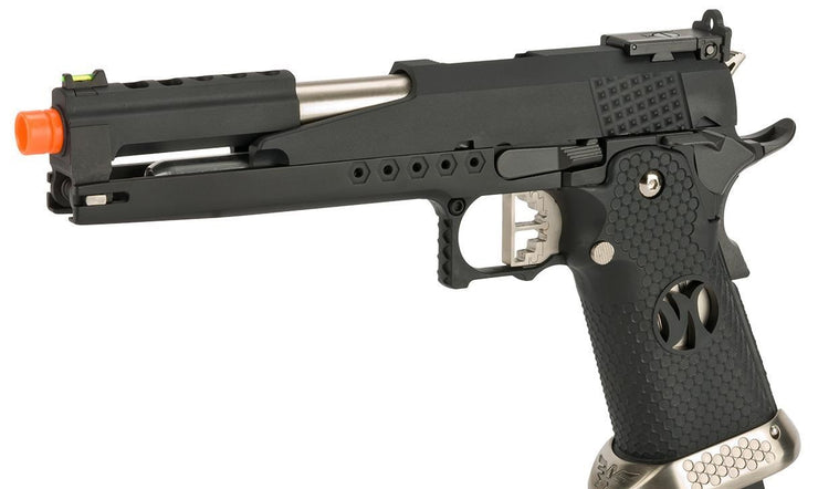 AW Custom HX22 "Gold Standard" IPSC Gas Blowback Airsoft Pistol (Color: Black)