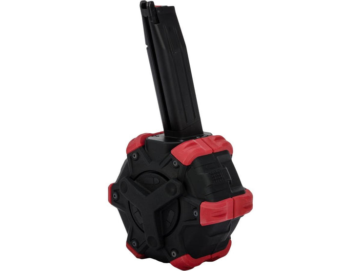 AW Custom Drum Magazine for Gas Blowback Airsoft Pistols & Rifles (TM Hi-Capa)
