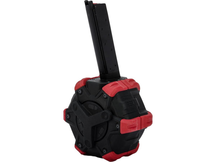 AW Custom Drum Magazine for Gas Blowback Airsoft Pistols & Rifles (WE 1911)
