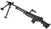 BAR M1918 A2 Full Size Full Metal Airsoft AEG Rifle w/ Steel Bipod by Matrix (Furniture: Real Wood)