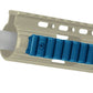 UTG PRO 7-Slot Super Slim Free Float Rail Section -FDE