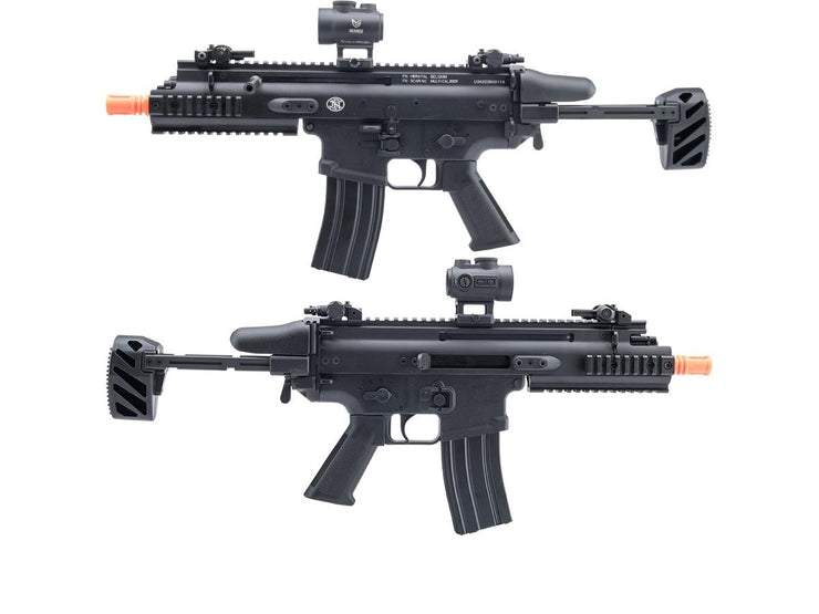 Cybergun FN Herstal-Licensed SCAR-SC Compact Airsoft B.R.S.S. AEG PDW by BOLT (Color: Black)