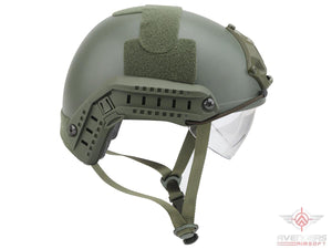 Avengers Ballistic Type High Cut Helmet w/ Drop-Down Goggles