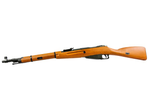 WinGun Mosin-Nagant M44 Carbine Co2 Powered Bolt Action Rifle w/ Realistic Imitation Wood Furniture