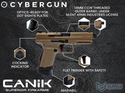 Canik x Salient Arms TP9 Elite Combat Airsoft Training Pistol Licensed by Cybergun / EMG