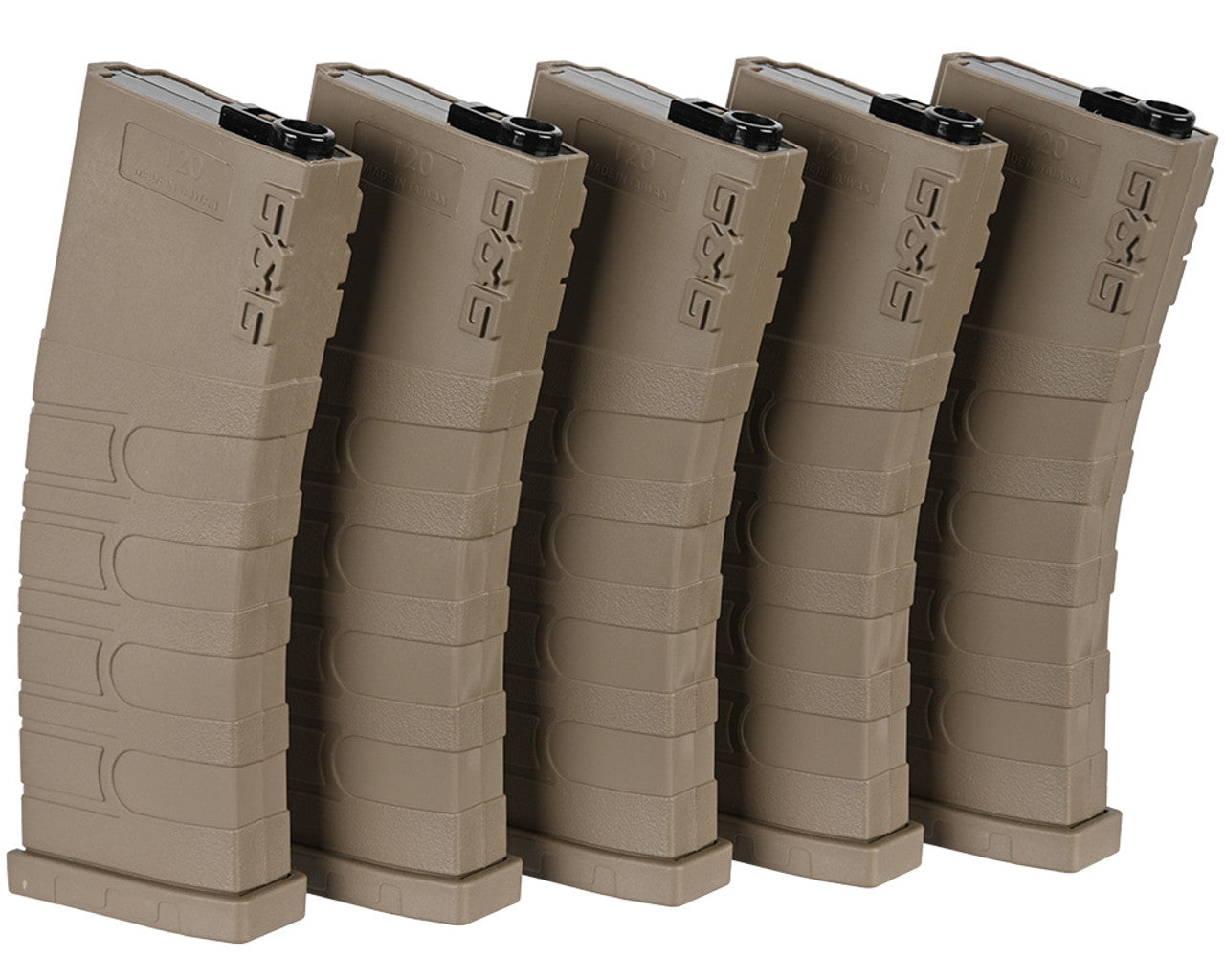G&G Polymer 120rd Mid-Cap Magazine for M4 / M16 Series Airsoft AEG Rifles