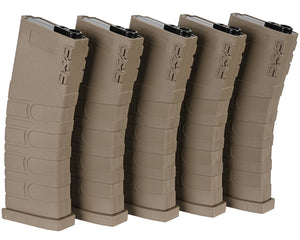 G&G Polymer 120rd Mid-Cap Magazine for M4 / M16 Series Airsoft AEG Rifles