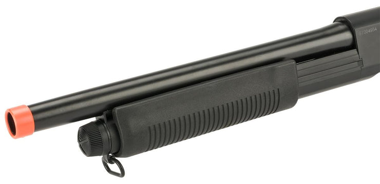 CYMA Standard Full Metal M870 3-Round Burst Multi-Shot Shell Loading Airsoft Shotgun (Model: Pistol Grip Full Metal)