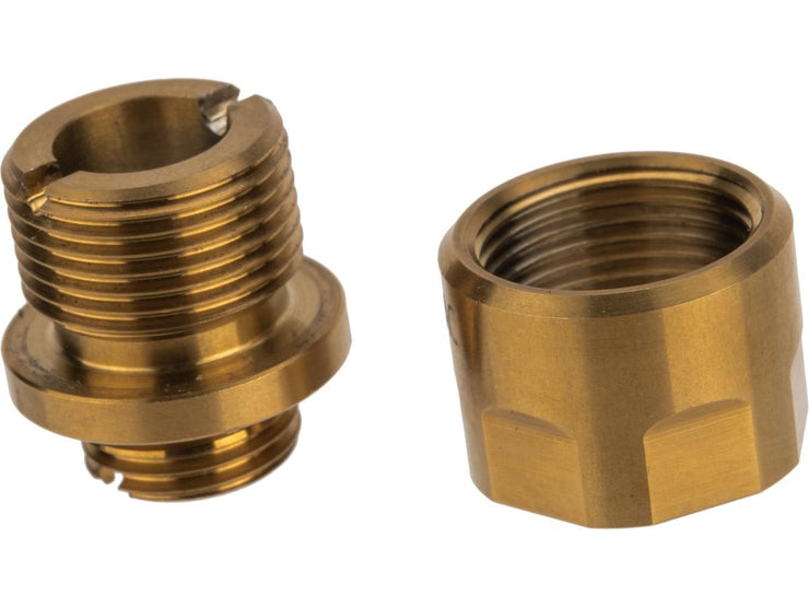 CowCow Technology CNC Stainless Steel Threaded Suppressor Adapter for TM Pistol Barrels