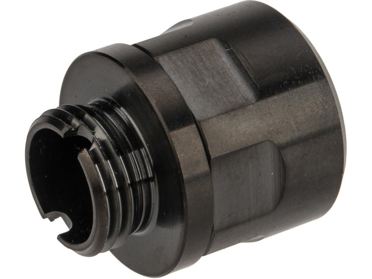 CowCow Technology CNC Stainless Steel Threaded Suppressor Adapter for TM Pistol Barrels