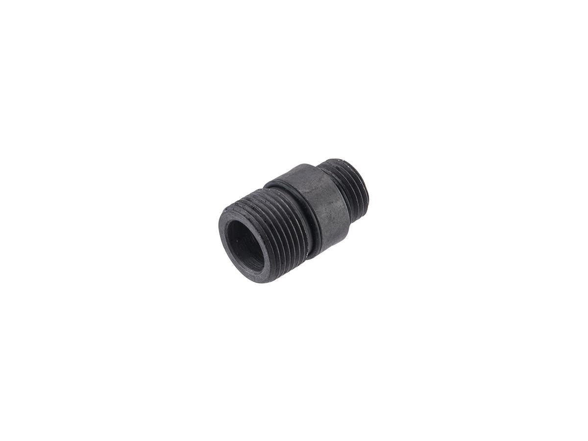 CTM CNC Steel 11mm CW To 14mm CCW Threaded Pistol Barrel Adapter w/ O-Ring Stabilizers