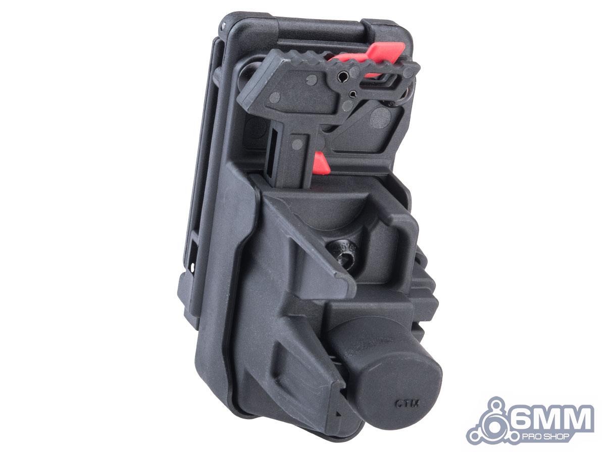 6mmProShop CTM Speed Draw Holster for Hi-CAPA Gas Airsoft Pistols (Color: Black)