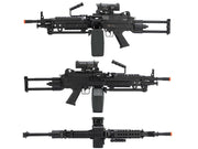 Cybergun FN Licensed M249 MINIMI "Featherweight" Airsoft Machine Gun (Model: Para / 400 FPS / Add 2500rd Box Magazine)