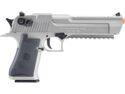 Magnum Research Licensed Semi/Full Auto Metal Desert Eagle CO2 Gas Blowback Airsoft Pistol by KWC (Color: Gray w/ Rail)