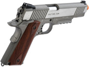 Colt Licensed 1911 Tactical Full Metal CO2 Airsoft Gas Blowback Pistol by KWC (Model: Stainless Railed)