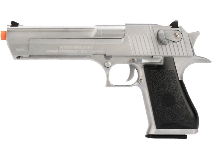 WE-Tech Desert Eagle .50 AE Full Metal Gas Blowback Airsoft Pistol by Cybergun (Gold Tiger stripe / CO2)