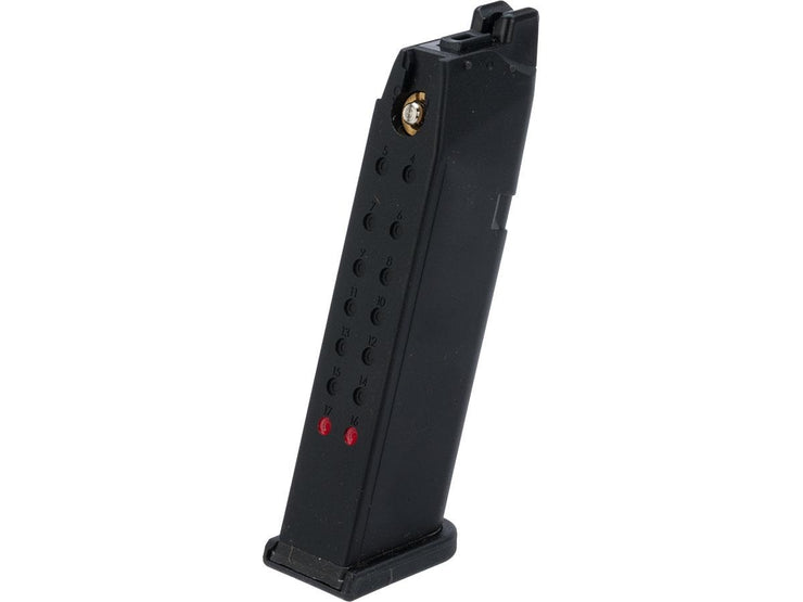 18rd / 23rd Magazine for Spartan & Elite Force GLOCK Licensed Blowback Airsoft Pistols (Model: Green Gas)