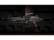 Cybergun FN Licensed M249 MINIMI "Featherweight" Airsoft Machine Gun (Model: Para / <350 FPS / Add 2500rd Box Magazine)