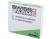 Swiss Arms 12g CO2 Lubrication Cartridges (Box of 5)