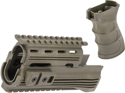 Matrix Desert Storm AK47 Railed Handguard / AK47 Grip Set
