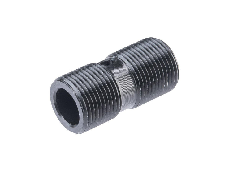 Cyma Aluminum Airsoft Thread Adapter for Internally Threaded Outer Barrels (Model: 14mm- to 14mm-)